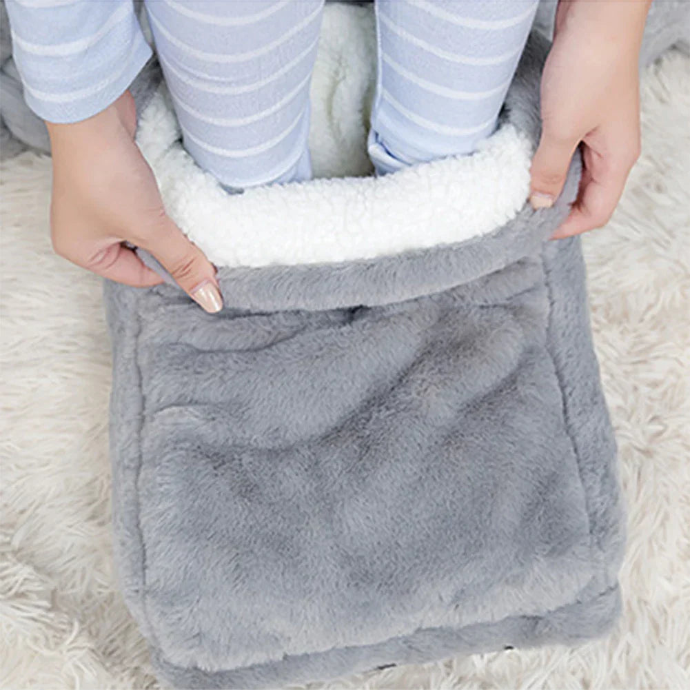 Pantoufles Bottes Chauffantes USB en Peluche Douce