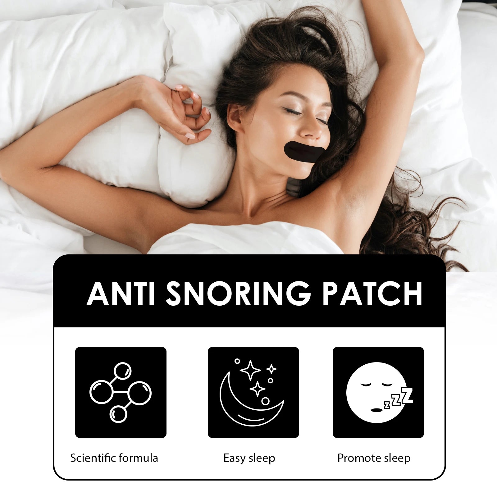 MOUTH TAPE - 30x Bandes Buccale Anti-Ronflement