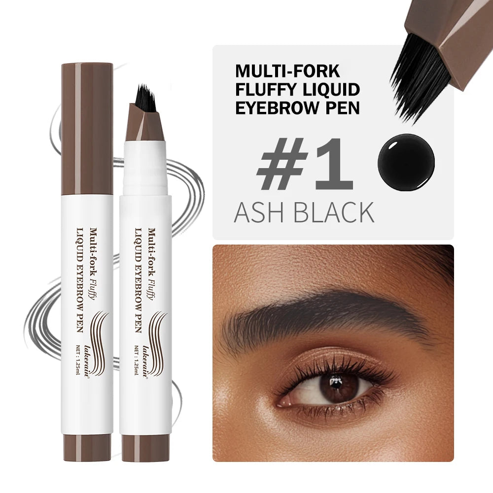 Stylo à Sourcils 4D Multi-Pointes Waterproof & Longue Durée