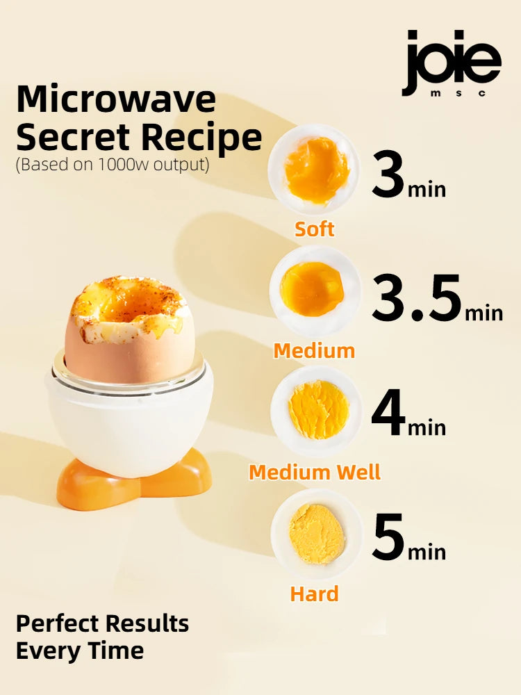 Eggy - Cuiseur à Oeuf Dur au Micro-ondes