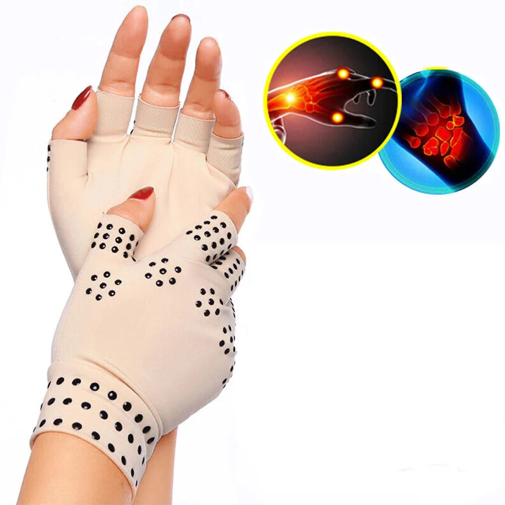 Gants Thérapeutiques Magnétiques Anti-Douleurs Articulaires