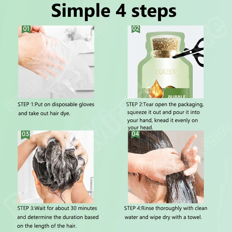 5x Shampoings colorants naturels
