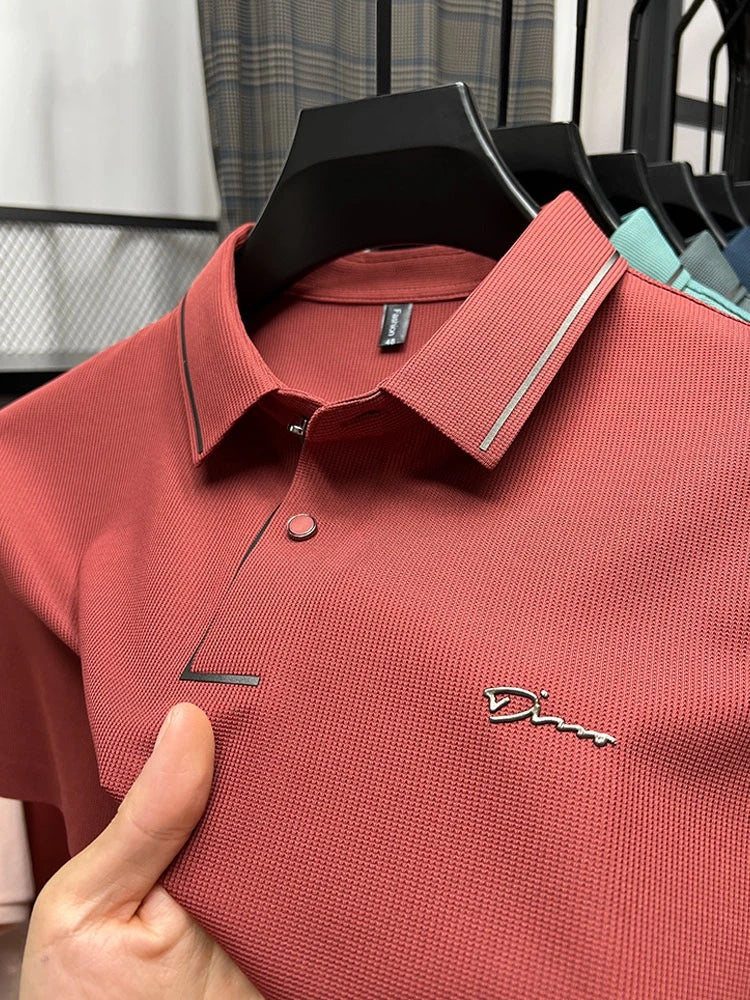 Polo Dino à Manches Courtes pour Homme - Haut de Gamme