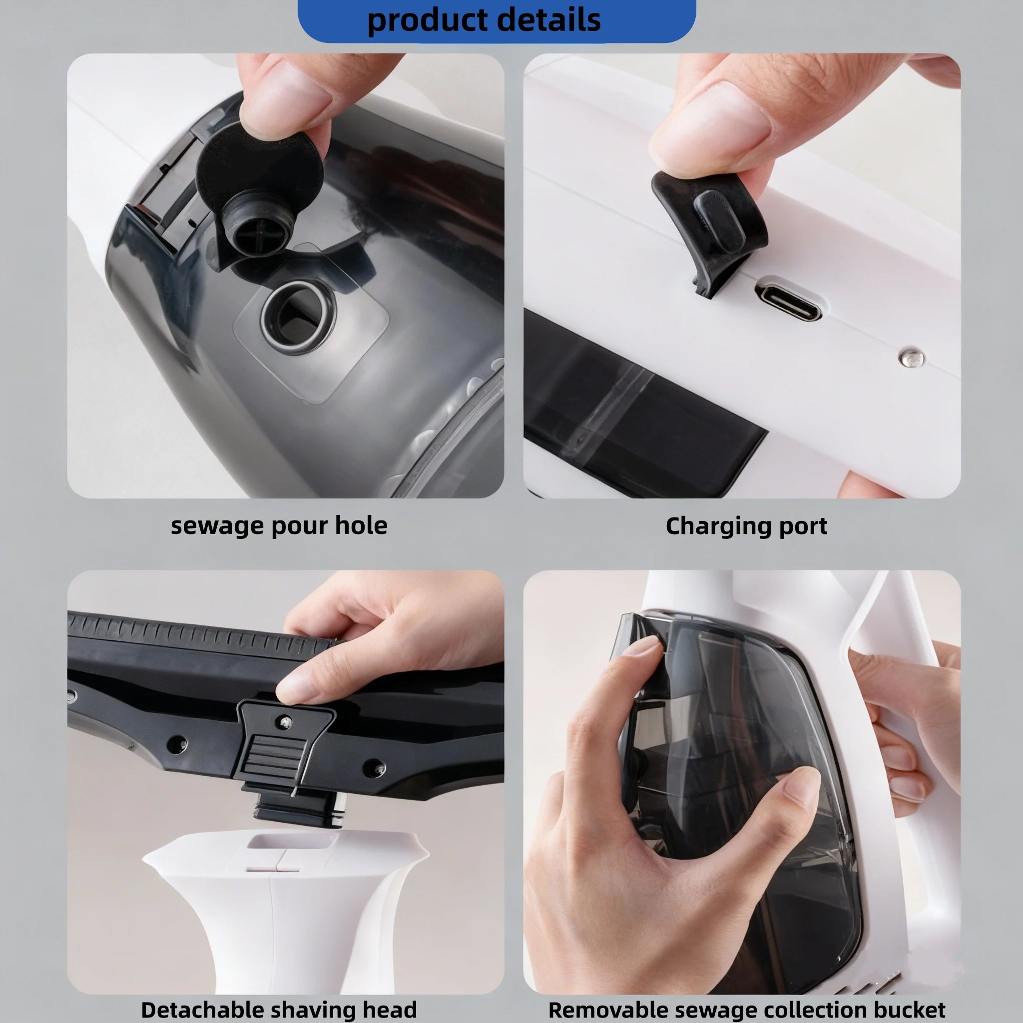 Kit de Nettoyage de Vitre 3 en 1 avec Mop Manuelle OFFERTE - Aspire, Nettoie & Racle