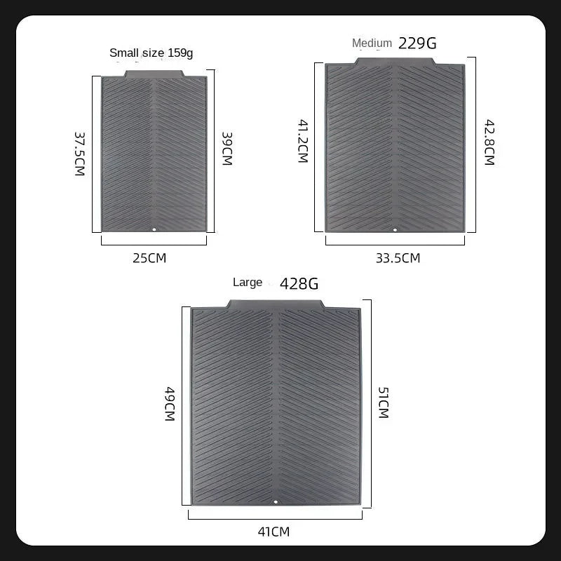 Tapis de Séchage en Silicone Multi-Usage