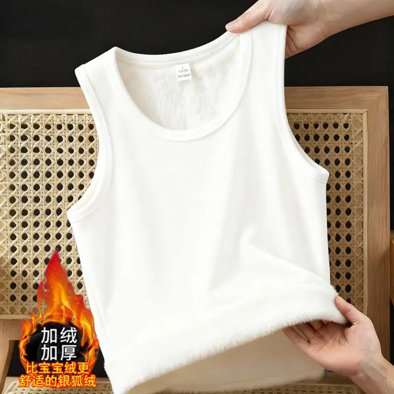 Débardeur Thermique Homme Doublé Polaire Épais & Chaud – Grandes Tailles