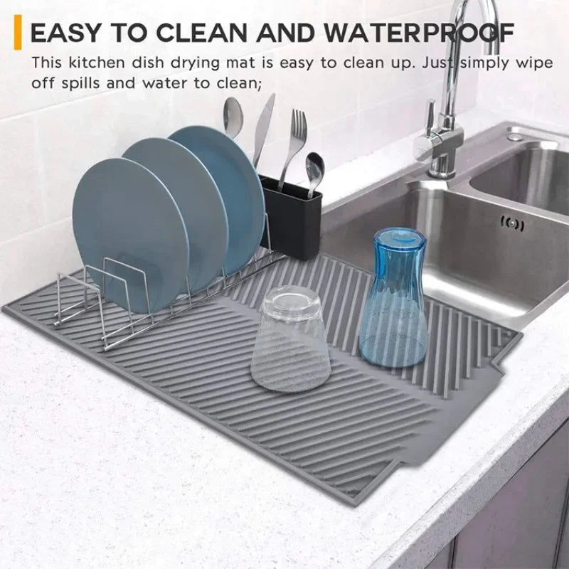 Tapis de Séchage en Silicone Multi-Usage
