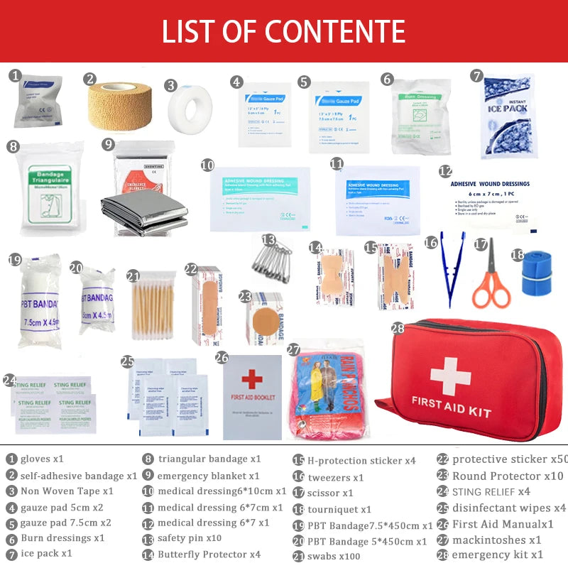 Trousse Médicales de premiers soins - Maxi PACK