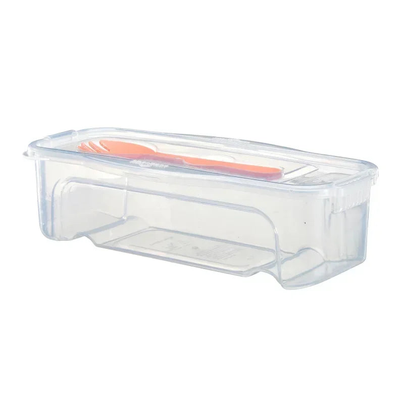 Boîte de Cuisson pour Pâtes au Micro-Ondes - Passoire & Fourchette