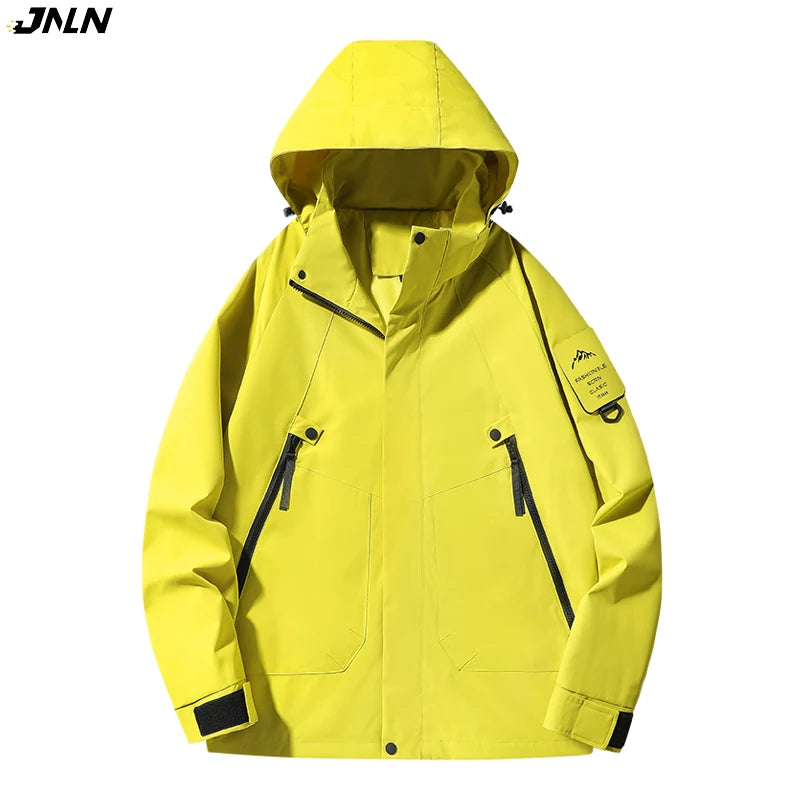 Coupe-Vent Imperméable avec Capuche Unisexe