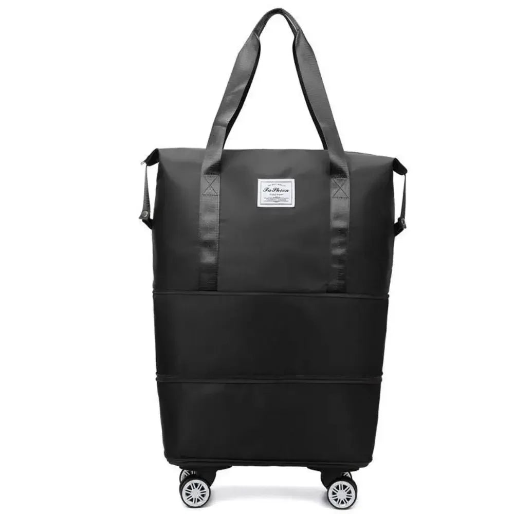 Sac de Voyage Extensible à Roulettes Amovibles – Grande Capacité, Compartiment Sec/Humide, Bagage Léger & Multifonctions