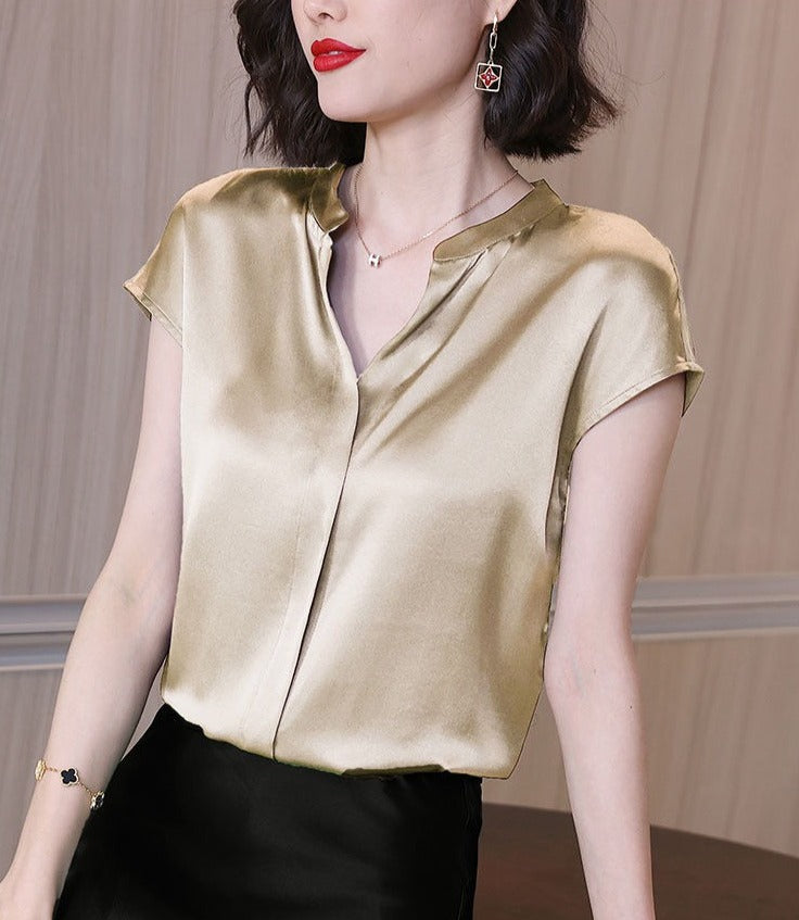 Blouse en Satin