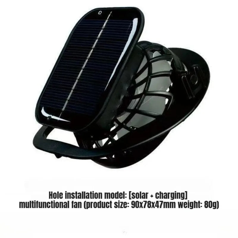Chapeau Anti-UV 3 EN 1 avec Ventilateur Solaire Intégré et Large Bord - Masque Amovible
