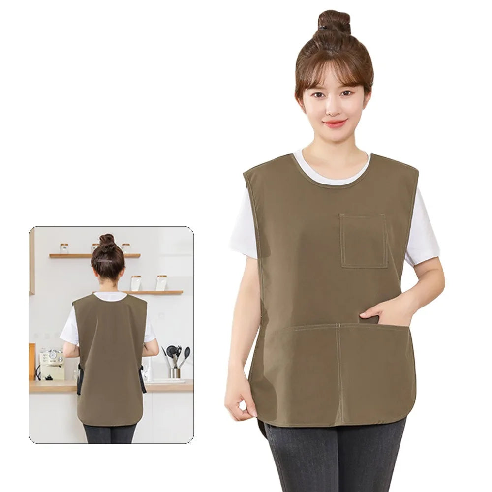 Tablier Style Gilet Imperméable et Résistant aux taches en Nylon