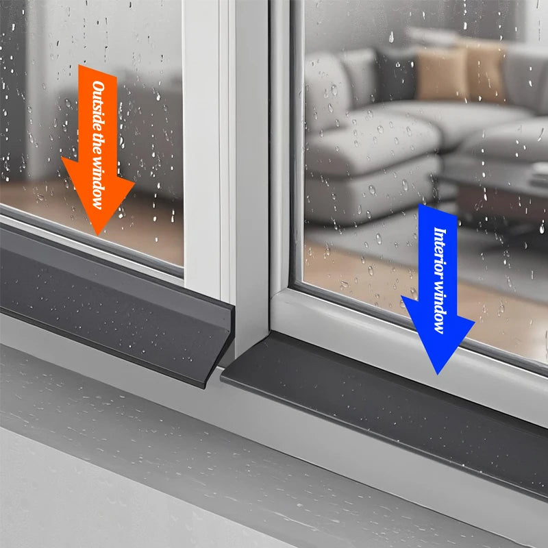 Bande d’Étanchéité 1M pour Fenêtre & Balcon – Barrière Anti-Pluie & Coupe-Vent