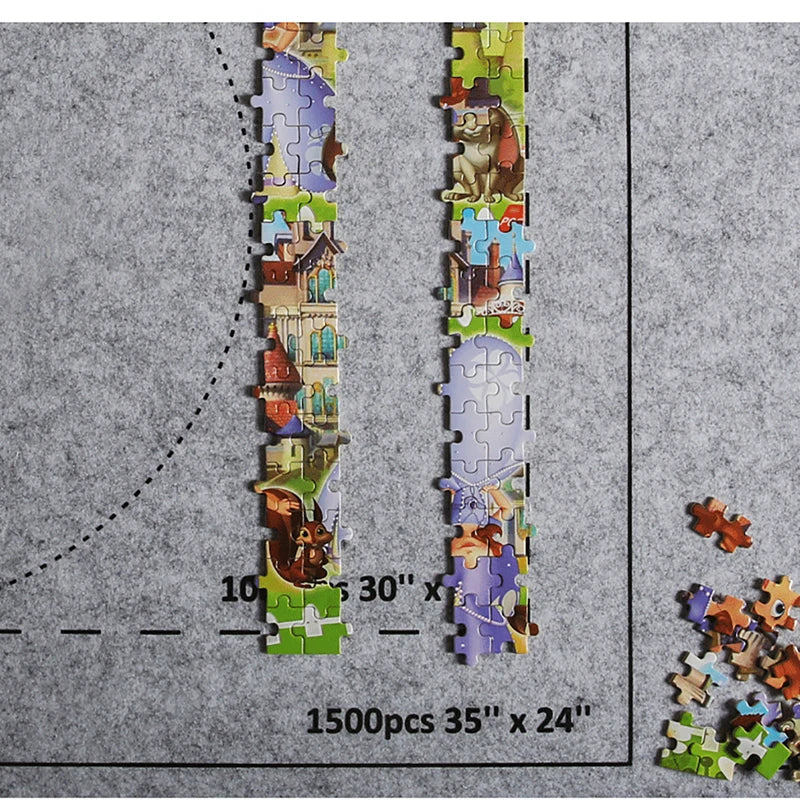 Kit rouleau de tapis de puzzle pour 1 000 à 1 500 pièces