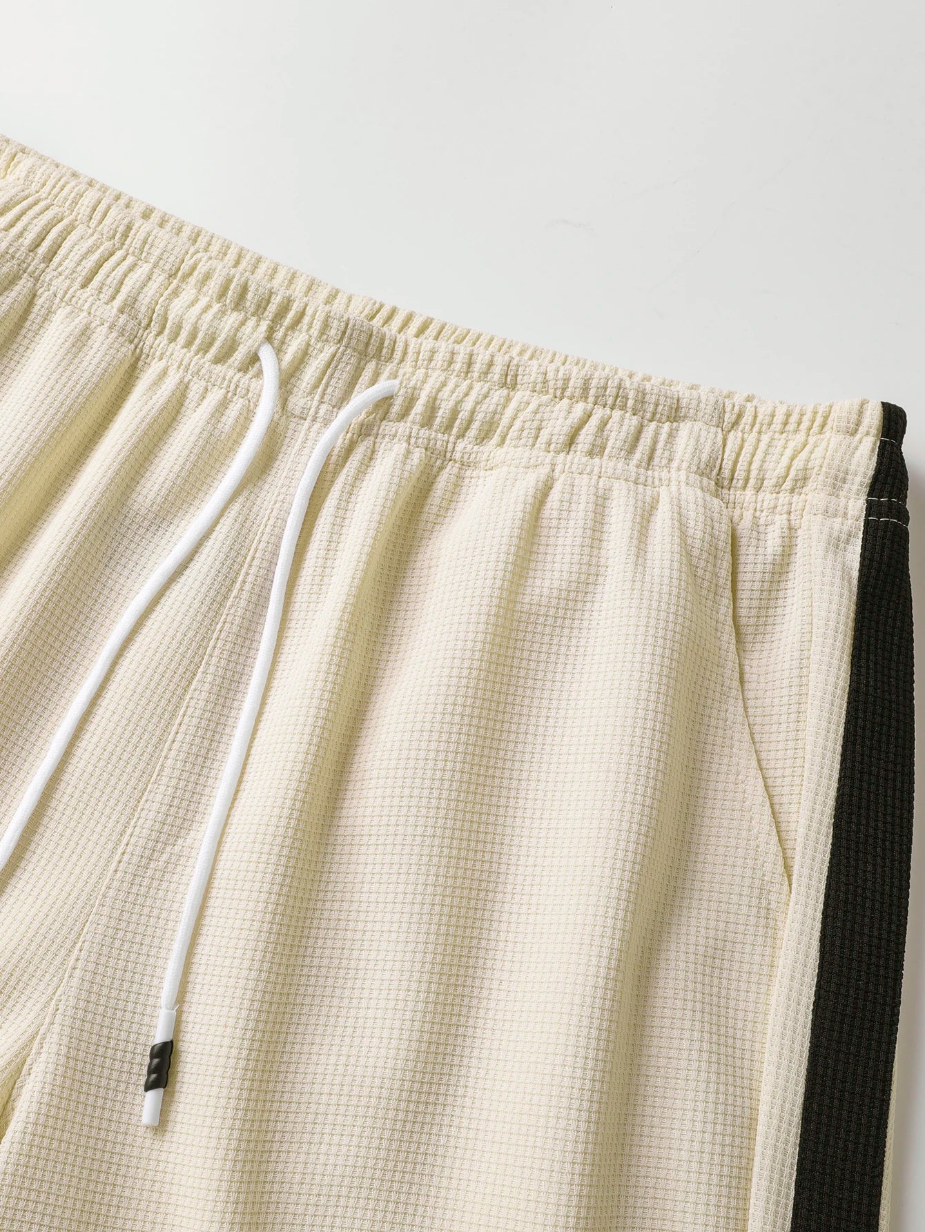 Short Homme Jacquard Respirant Bande Latérale