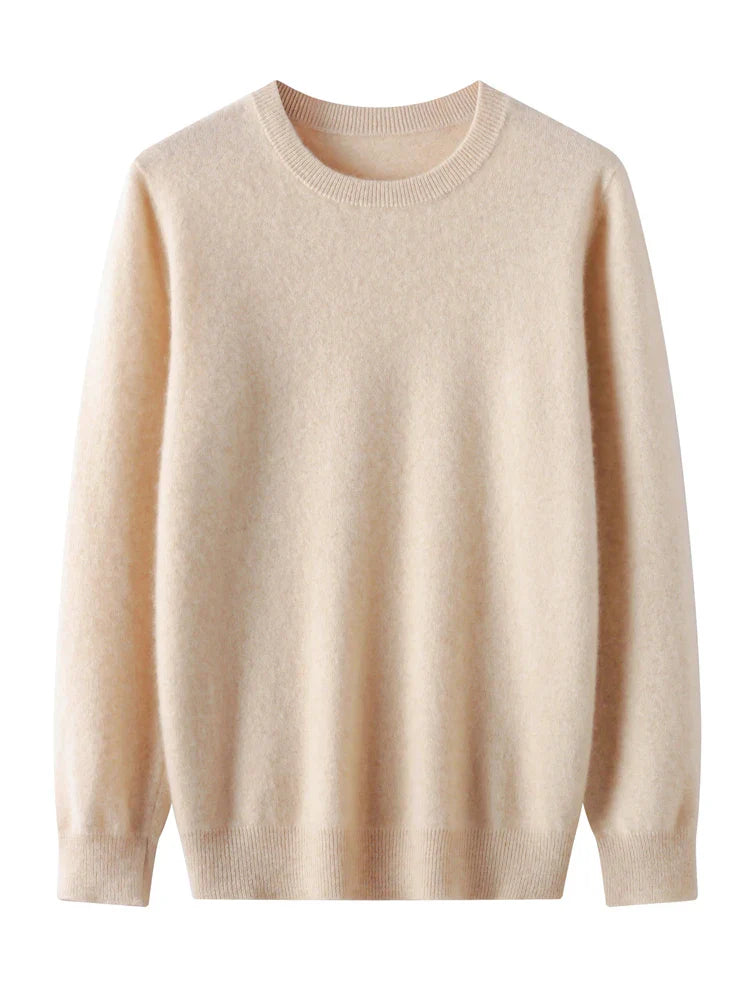 Pull Col Rond 100% Laine de Mérinos