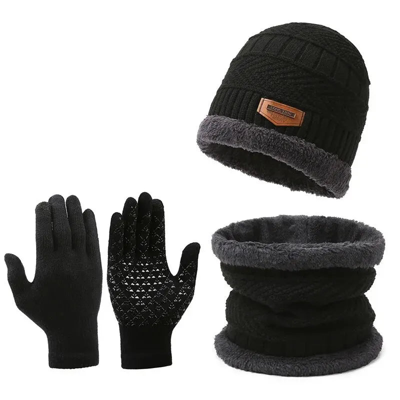 Pack Hiver Grand froid - Bonnet, Cache cou et Gants