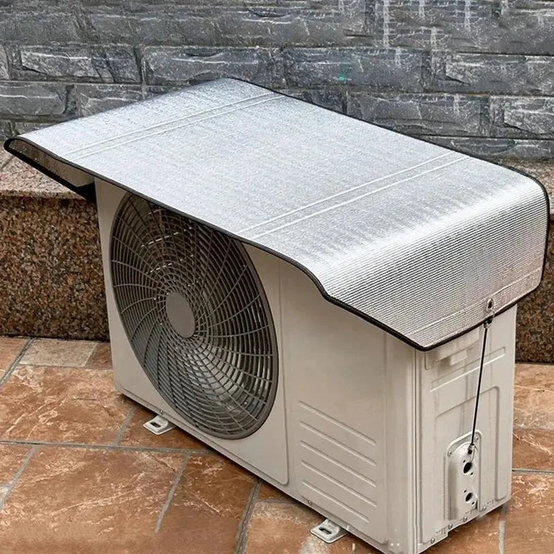Lot de 2 Housses de Protection pour Climatiseur Extérieur – Étanches, Anti-Poussière et Anti-Pluie pour Unité AC