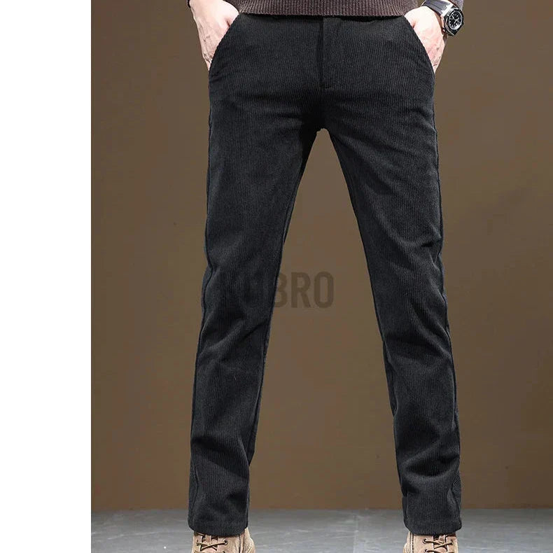Pantalon en Velours Côtelé Slim Fit pour Homme