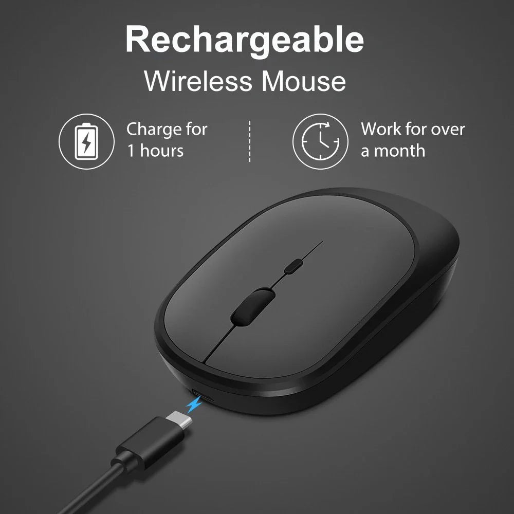 Souris sans-fil Bluetooth - Ultra Silencieuse