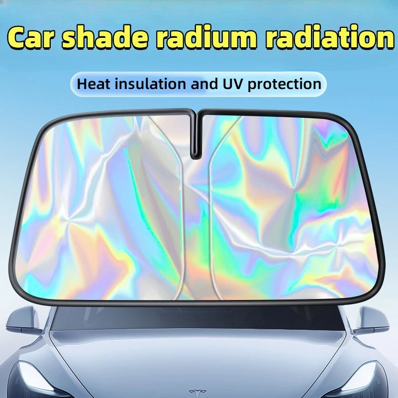 Pare-Soleil Parapluie pour Pare-Brise Avant – Protection Anti-UV, Isolation Thermique et Design Pliable