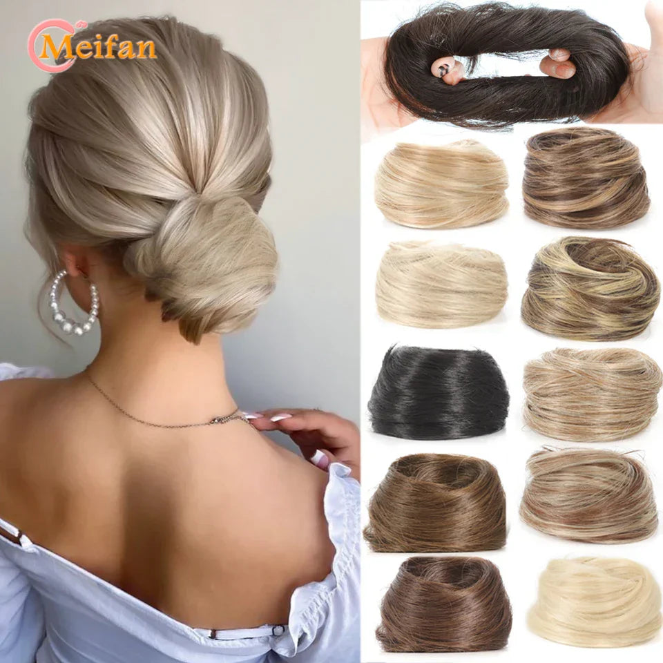Chouchou Effet Faux Chignon Élégant