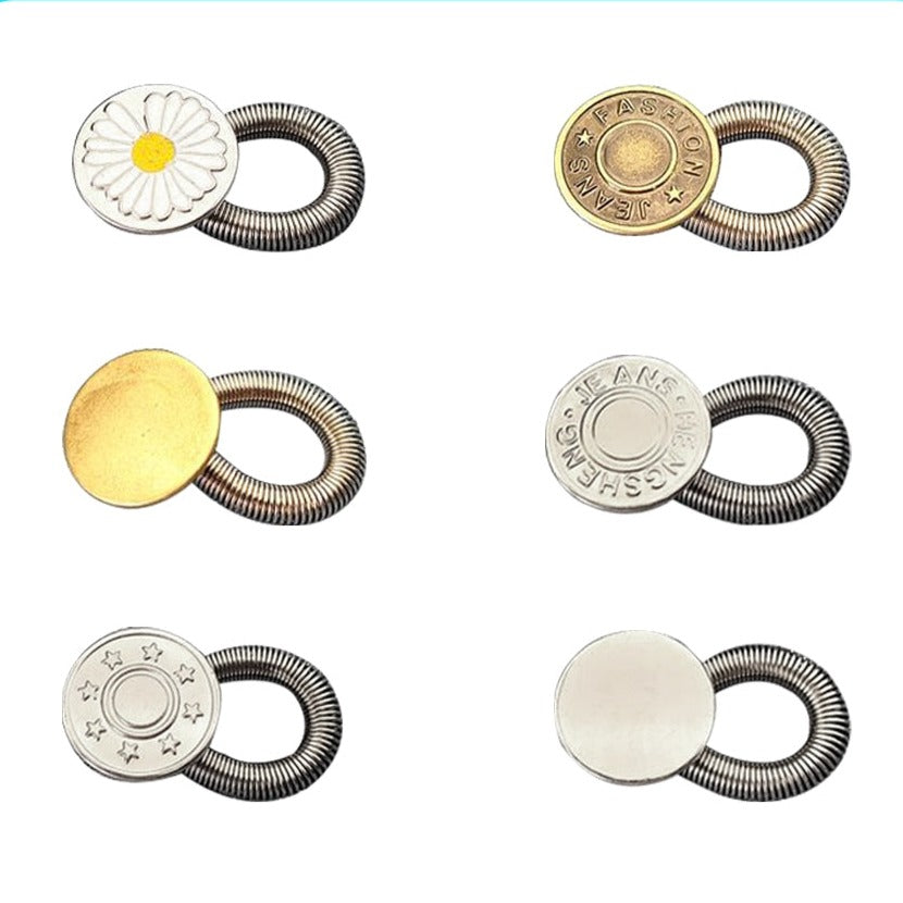 Lot de 10 Boutons d'extension de taille de pantalon