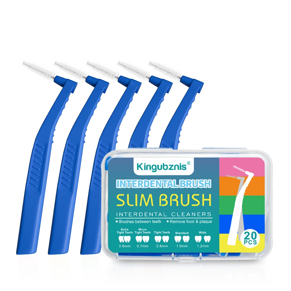 Lot de 20 Brossettes Interdentaires – Poils Souples & Capuchon Anti-Poussière – Nettoyage Dentaire & Appareils Orthodontiques