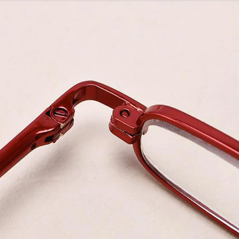 Lunettes de Lecture ULTRA SLIM Anti-Lumière Bleue Compactes & Portables – Étui Ultra-Léger avec Pince de Poche