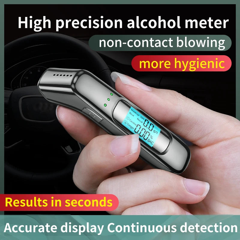 Mini Alcootest Hygiénique sans contact - Résultat EXPRESS