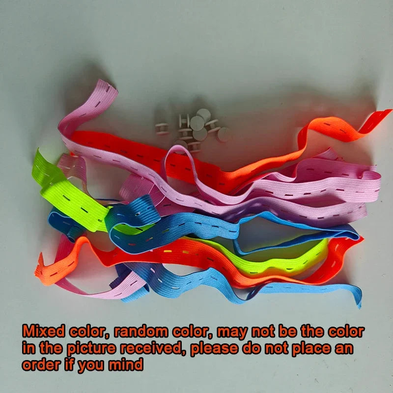 Lot de 50 Sangles Élastiques Réglables Organisatrices de Vêtements