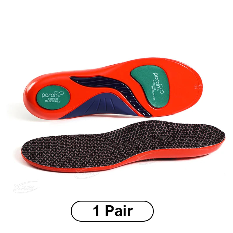 Semelles Orthopédiques à Soutien de la Voûte Plantaire, Amorti Anti-Chocs & Confort du Talon – Tailles 35 à 48)