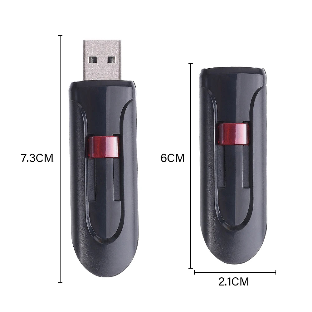 Clé USB Rétractable Haute Vitesse 128GO