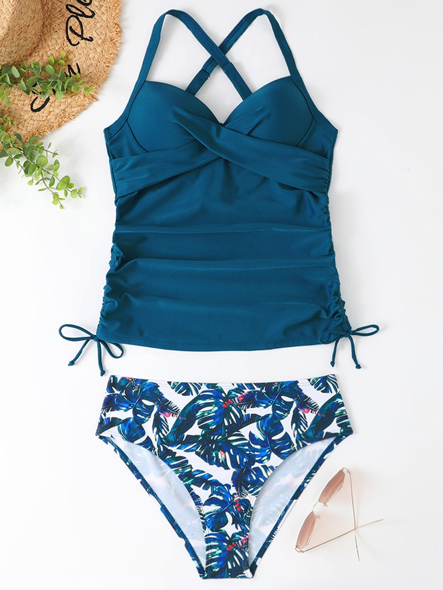 Bleu fleuris / S,Bleu fleuris / M,Bleu fleuris / L,Bleu fleuris / XL,Bleu fleuris / XXL