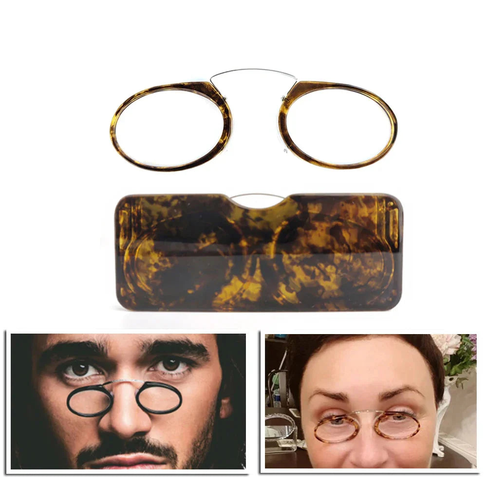 Lunettes de Vue SLIM Sans Branches Pince-Nez - Étui OFFERT