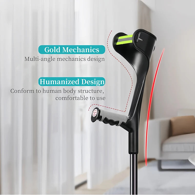 Béquille Pliante avec Manchette Anti-Chute