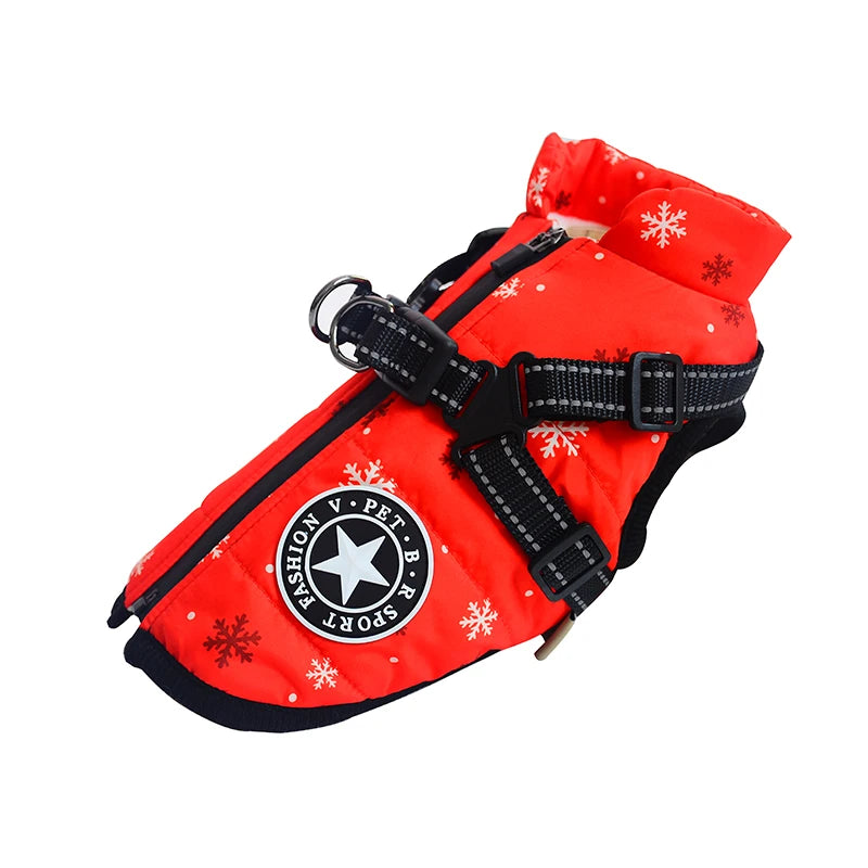 Doudoune pour Chiens avec Harnais Intégré - Jusquà 5XL