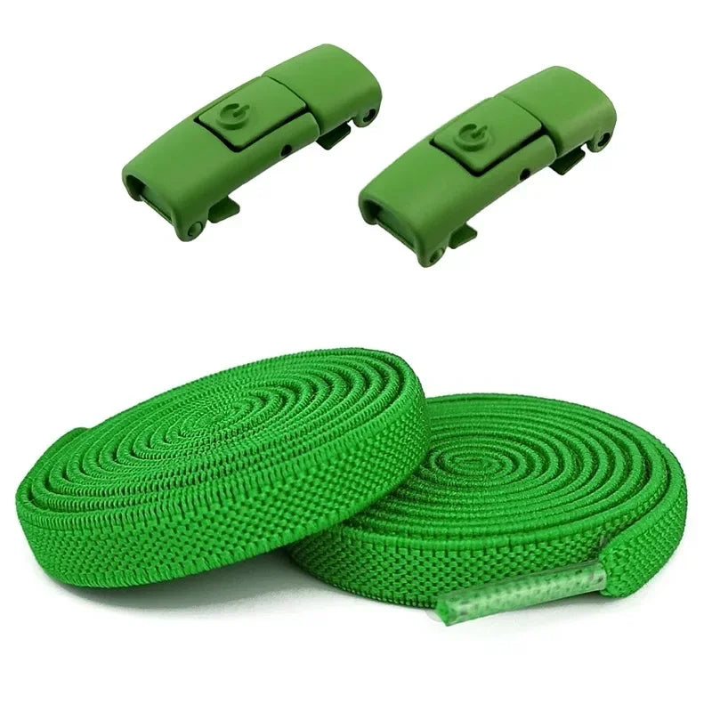 Lacets Élastiques Sans Nœuds 100CM avec Fermoirs Rapides Pour Baskets et Chaussures – 16 Couleurs