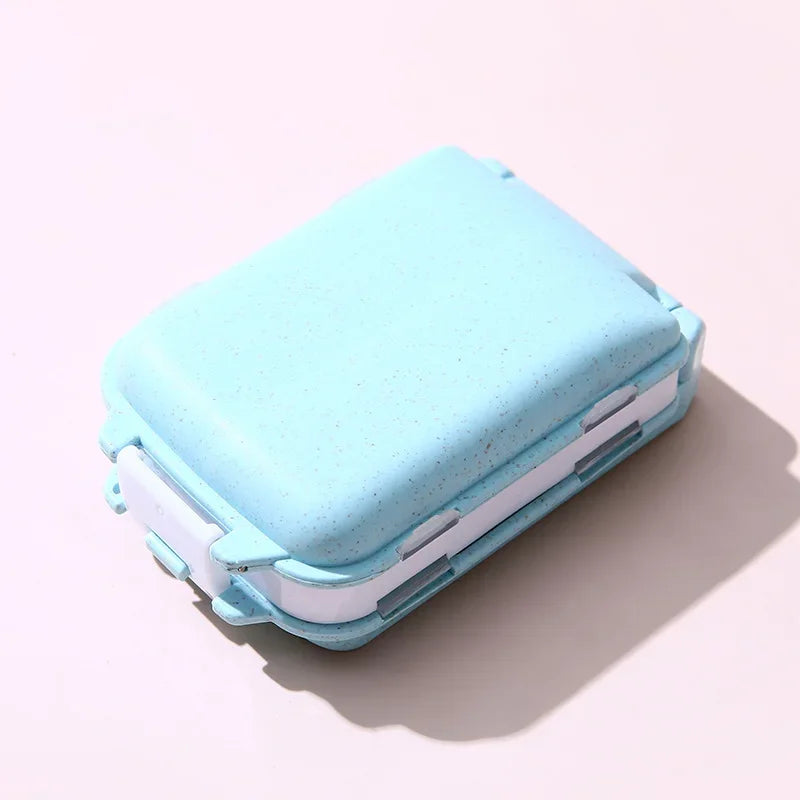 Mini Pilulier Organisateur de Voyage - 8 Compartiments