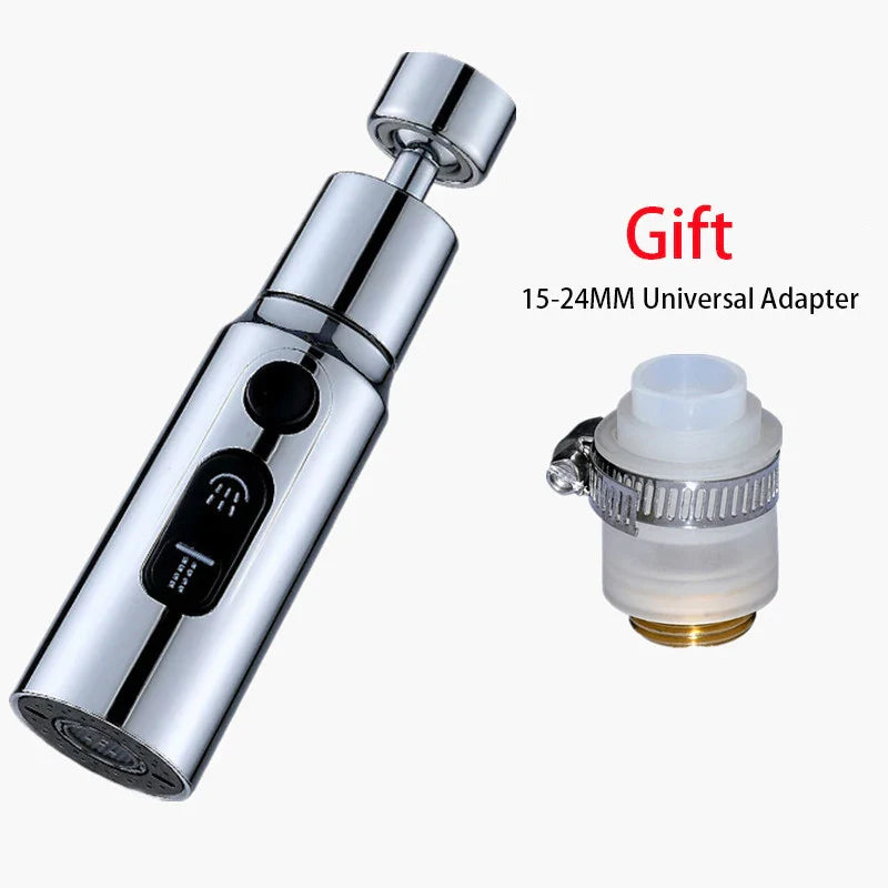 Extension d'évier 360° de cuisine avec adaptateur universel - 2 Modes