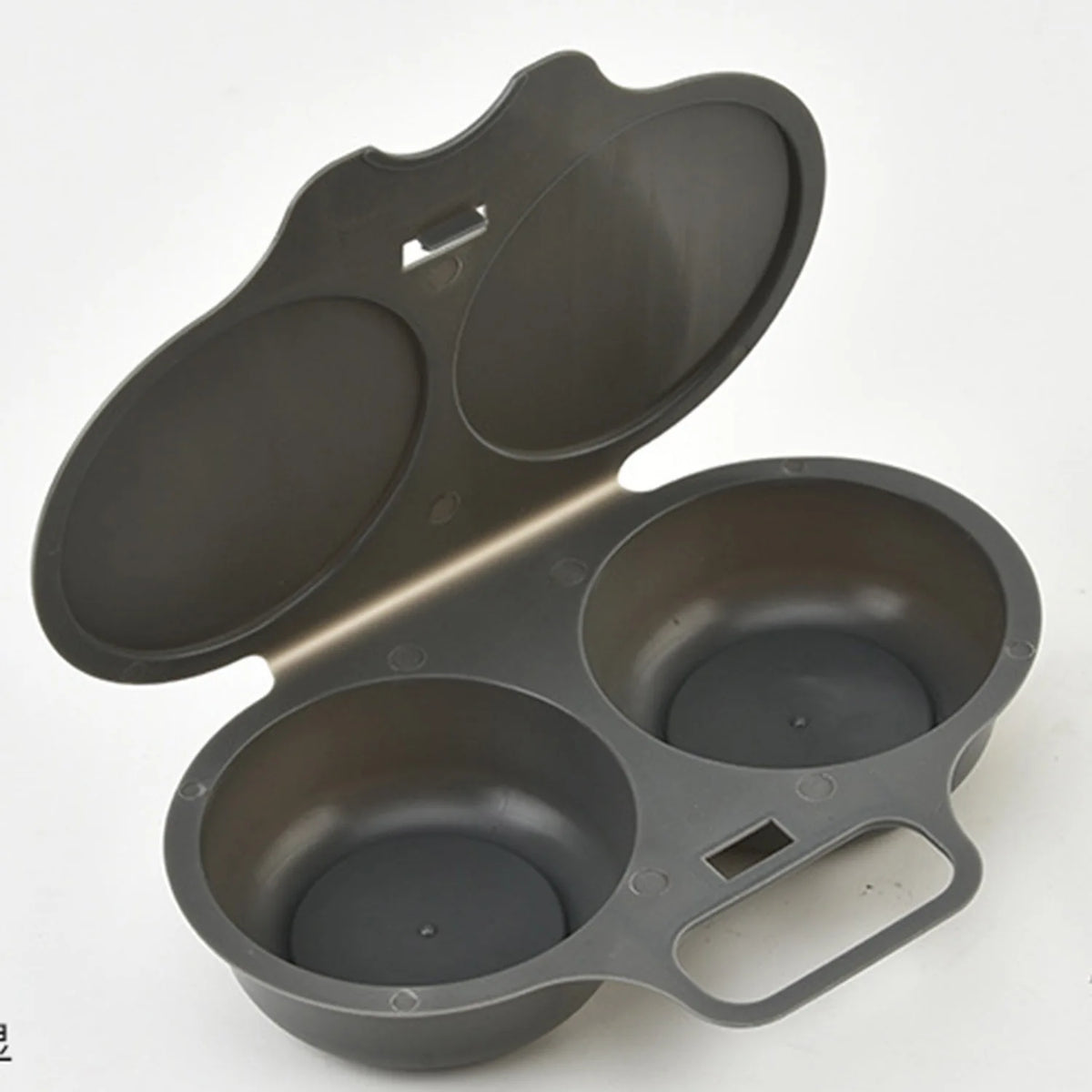 Cuiseur à Œufs Micro-Ondes Double – Moule Vapeur Rapide pour 2 Œufs