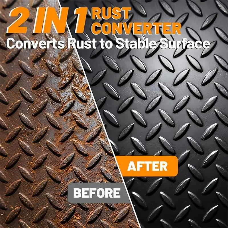 Convertisseur de Rouille Anticorrosion 40G – Traitement Noir Protecteur pour Métal Rouillé – Voiture, Portail, Grille & Clôture