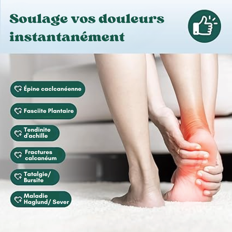 Semelles Protèges-Talons en silicone