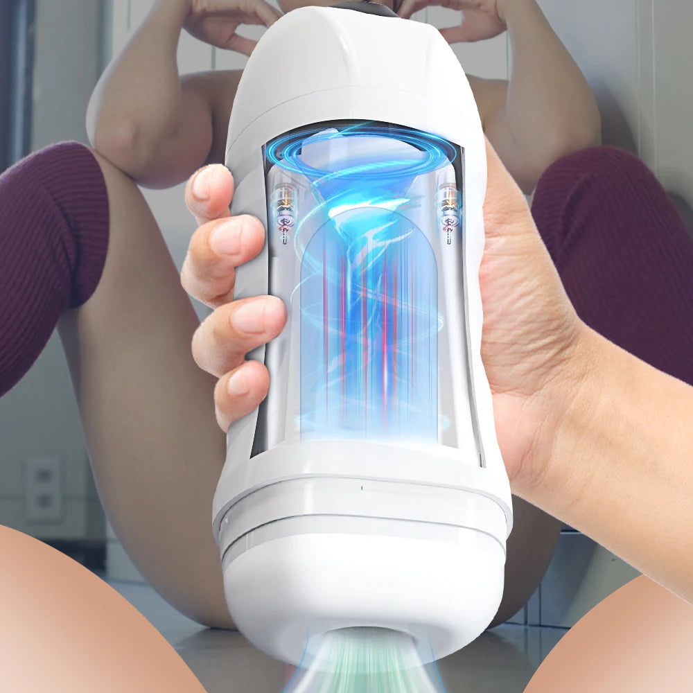 Masturbateur à succion automatique texturé 3D