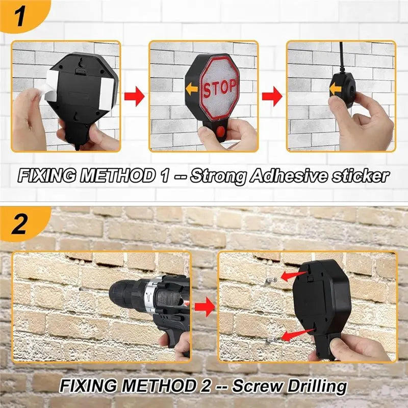 Aide au Stationnement Garage avec Signal STOP LED