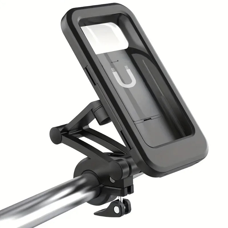 Support Téléphone Étanche Moto et Vélo – Fixation Universelle Rotative 360° pour Smartphone et GPS