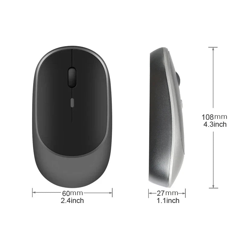 Souris sans-fil Bluetooth - Ultra Silencieuse