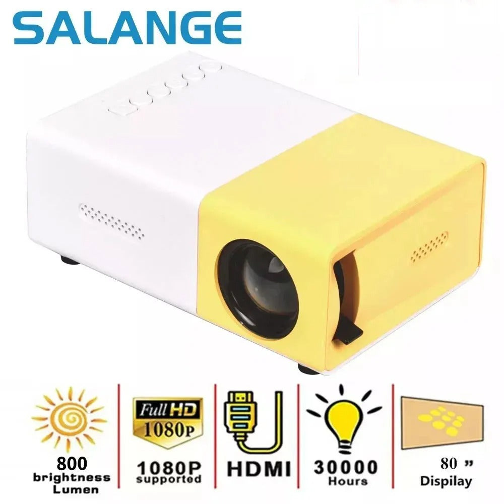 Mini Projecteur de Home Cinéma 300 Lumens